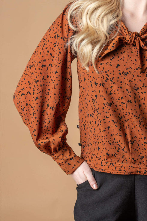 Tula Tie Top - Jungle Dot